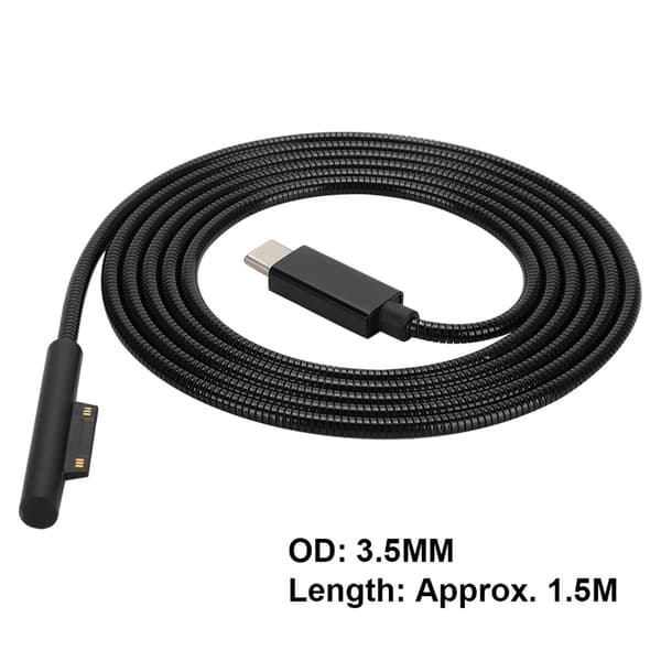 15V 3A PRO -latauskaapeli Surface PRO3/4/5/6/BOOK/BOOK2/GO -laitteille