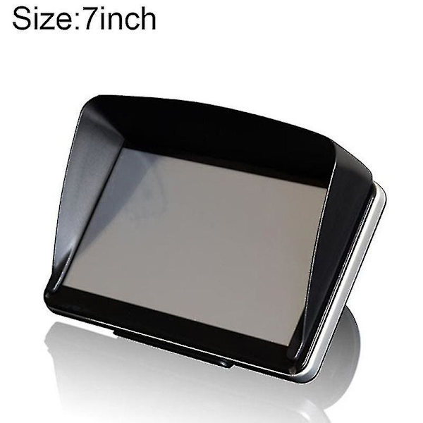 Universal Skärm Visir Huva Solskydd linsskydd för 5/7 tum GPS-navigering 7Inch