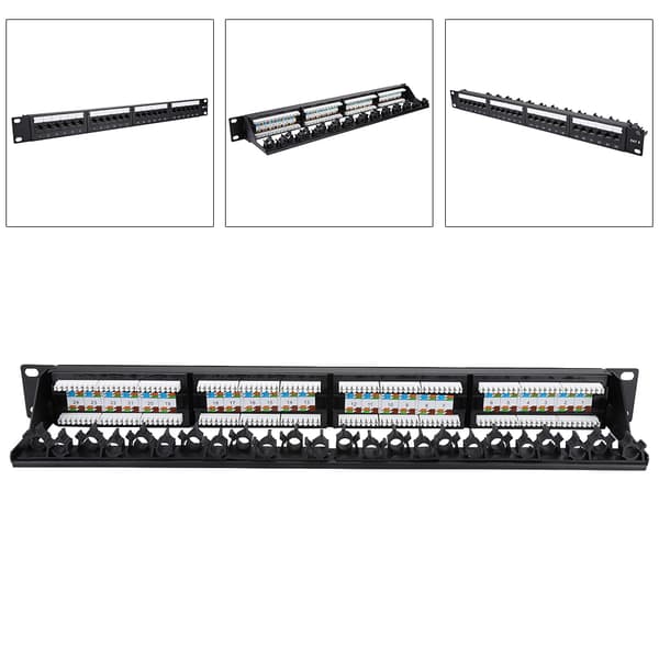 Høyhastighets CAT6 24-porters datapatchpanel