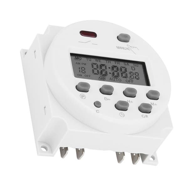 CN101A DC 12V Mini LCD Digital Microcomputer Kontroll Strømtimerbryter