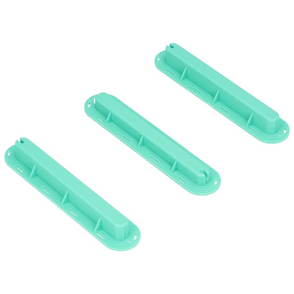 3 kpl Surfboard Finned Box Plug Set Vihreä ruuveilla