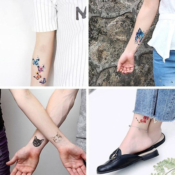 Vedenpitävät kertakäyttöiset tatuointitarrat Wind miesten ja naisten tatuointitarroihin