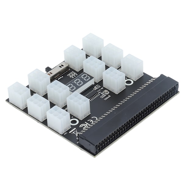Breakout Board Strømforsyningsadaptermodul 12 Porte 6 Pin Digital Display til HP Server