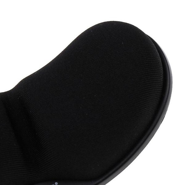 Memory Foam Mus Handledsstöd Tangentbordsstöd Musmatta Stöd Svart