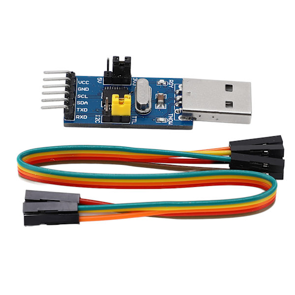 USB - IIC I2C UART TTL Sarjamuunninsovitinmoduuli hyppylangalla