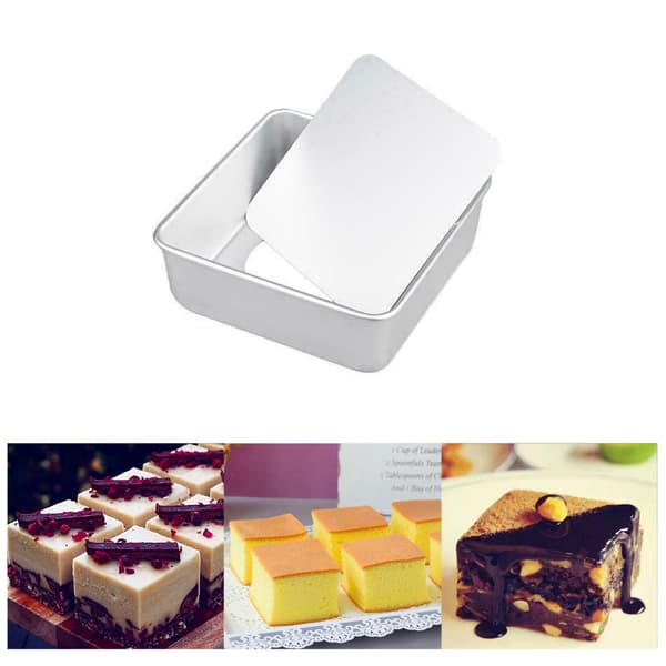 Kakeform med avtakbar bunn 6 tommer Aluminiumlegering Form Baking Chiffonkake Mousseform
