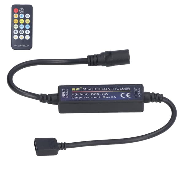 Mini RF Lysdæmper LED Farvetemperatur Kontroller 17 Taster Strip Lys