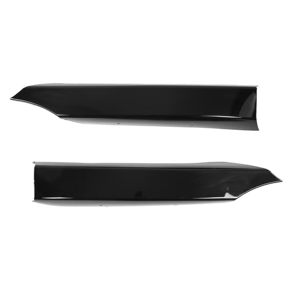 2 stk. Blanke Sorte Forlygte Spoiler Venstre Højre til 1 Serie E82 E88 M‑Tech 2008‑2013