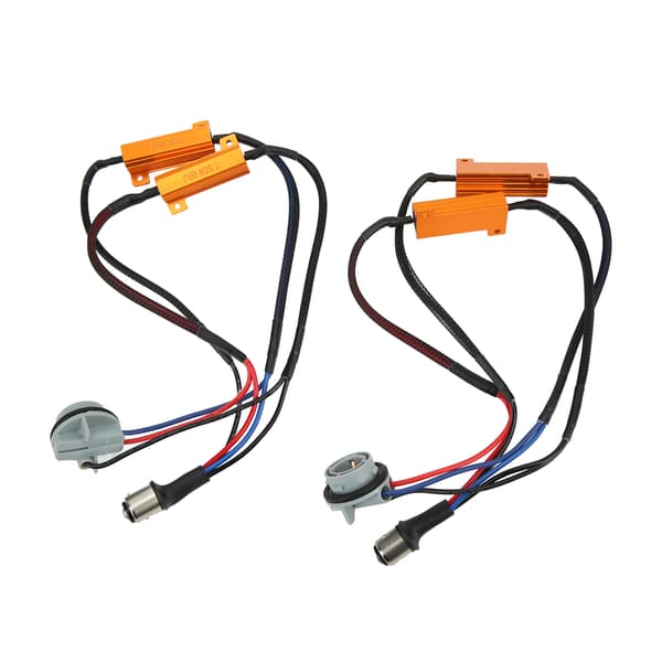 2 stk. LED-motstand 50W 12V Dobbel motstand Nøyaktig dekoding Lavt energiforbruk LED-dekoder for lampedekoding