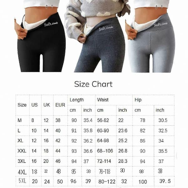 Bløde fleece vinterleggings, varme ensfarvede bukser til kvinder, afslappede behagelige strækbukser pink 2XL