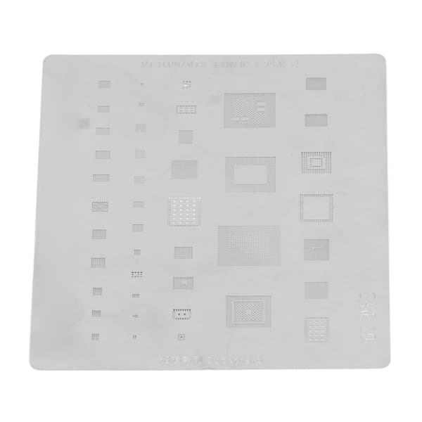 CPU Reballing Stencil Rustfritt Stål Loddeomarbeidingsmal Mobiltelefonreparasjon