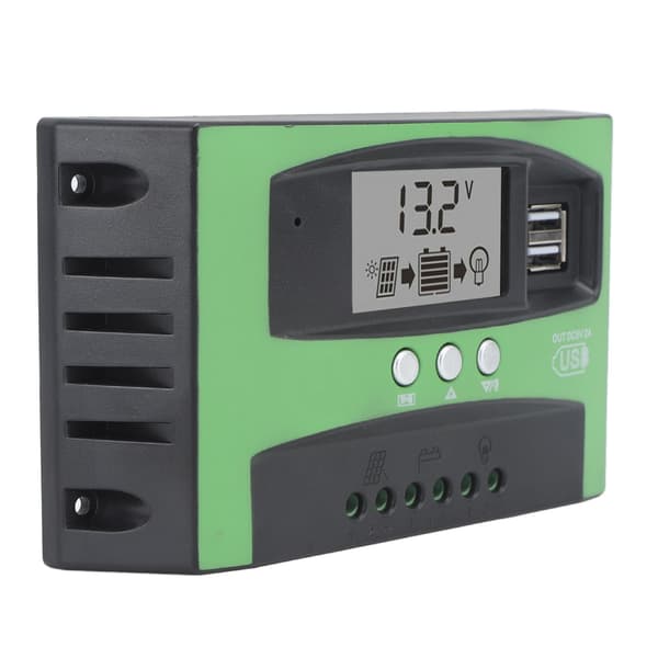 Solar Charge Controller med dobbelt USB-port 12V 24V MPPT solpanel controller til hjemmeindustrielt kommercielt brug 80A