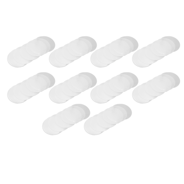 200 stk Transparent Badge Film Klar PVC Multifunksjons Badge Knapp Film for DIY Håndverk Beskyttelse 25MM