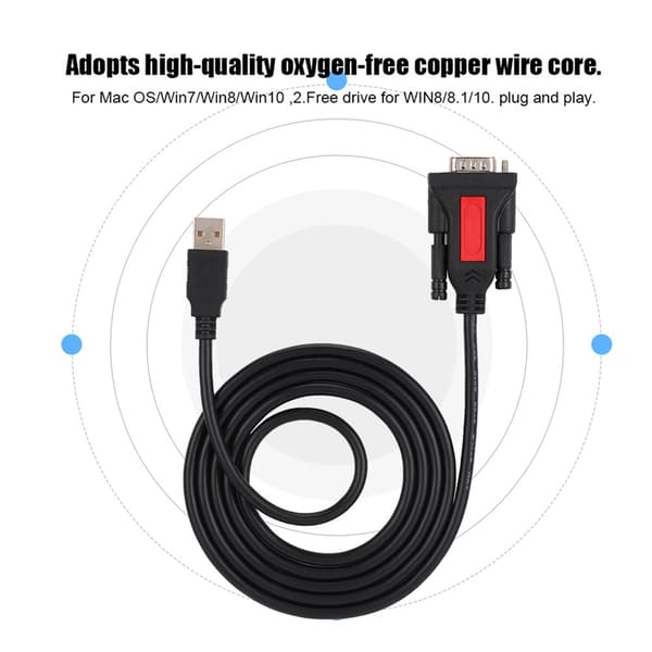 USB-RS232 sarjaportin tulostinkaapeli