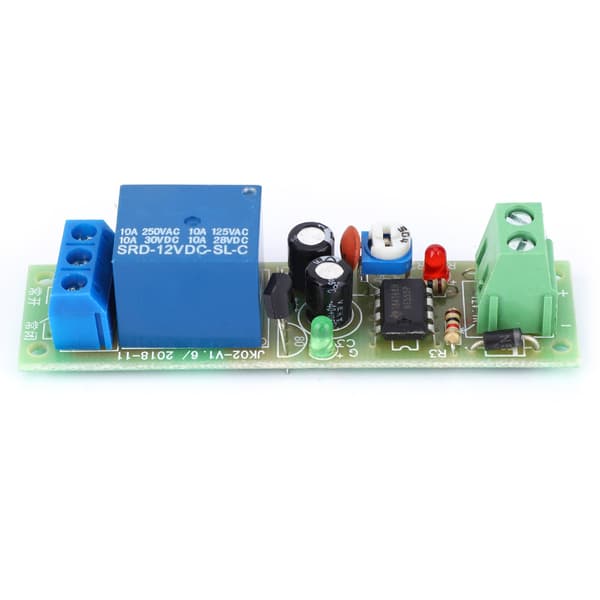 JK02 Relébrytermodul DC12V Trigger Timer Slå Av Bryterkort Modul5S
