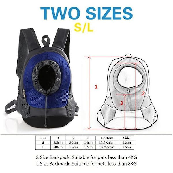 Pet Carrier Ryggsäck, Hund Katt Front Pack Andas design