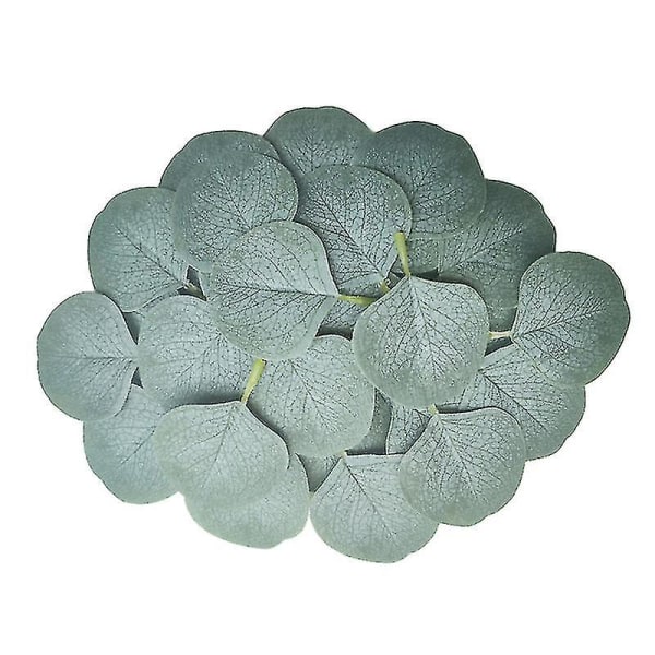 100 stykker kunstige blade tilbehør Eucalyptus blade boligdekoration