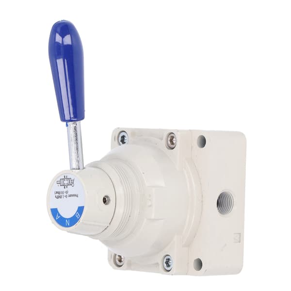 Luft Håndventil Roterende Spak 2 Posisjon 4 Veis Pneumatisk Flow Control Bryter Tilbehør4HV310-10