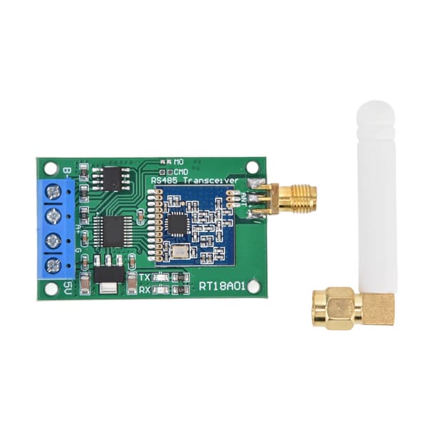 Master Slave Nettverkstransceiver RS485 Trådløs Repeater UHF FR Modulkort RT18A01868MHz