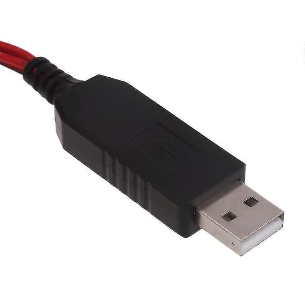 【BQ】USB 1 til 2 AA Batteri Strømforsyningskabel I stedet for 3 stk 1.5V AA LR6 Batterier