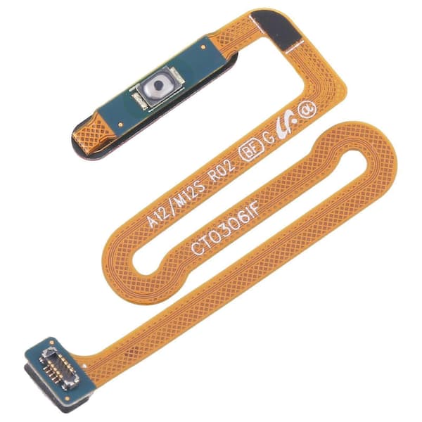 【BQ】För Samsung Galaxy M12 / A12 SM-A125/M125/A127 KOMPATIBEL Fingeravtryckssensor Flexkabel Red