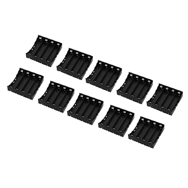 10x Batteriholder Box Case Sort Til 4x 13,7v Black