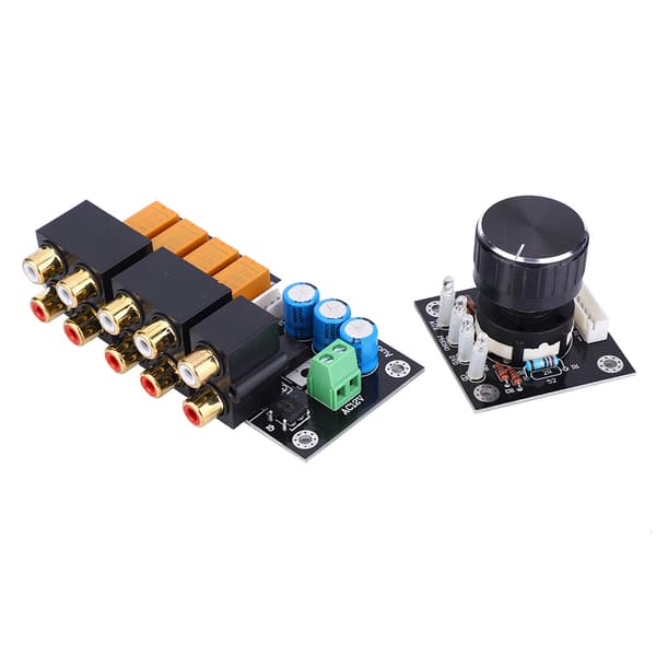 Audio Signal Valg Board 4 Vejs Audio Input Switching Input Board Vælger AC12~15V