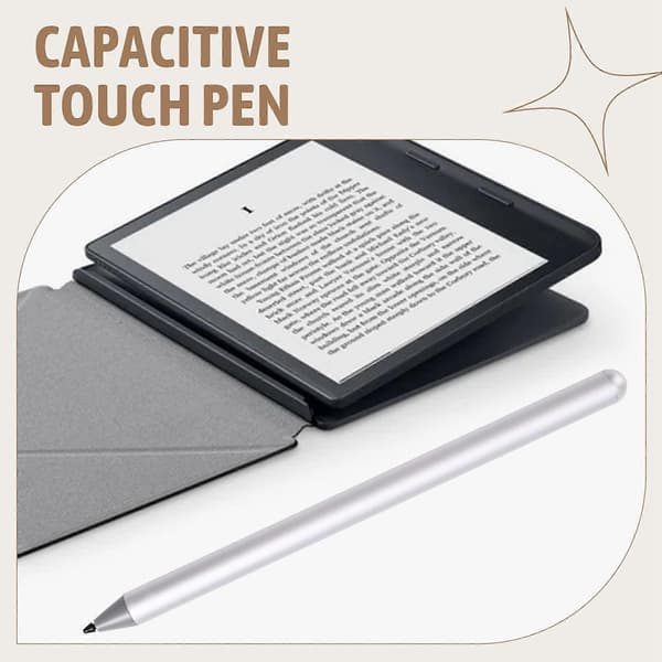 【BQ】Til Kobo Clara Colour Stylus Pen Trådløs Forbindelse Pen til Kobo Sage/Elipsa/Elipsa 2E til Kobo Libra Colour A Silver