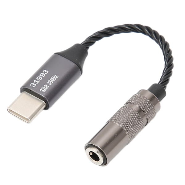 USB C til 3,5 mm lydadapter Type C til lyd-dongle-kabel til Samsung S10 S9 Plus