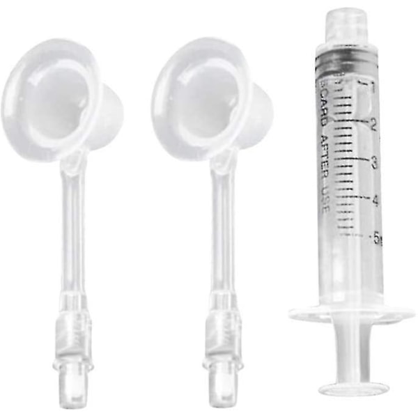 2 stk Nippel Aspirator Corrector Matesuging for flat invertert retraksjon