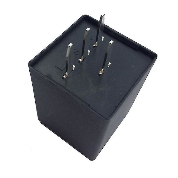 Bil 4-stifter LED-blinkrelä Fix Hyper Flash Blinkers Decoder Equalizer (svart)