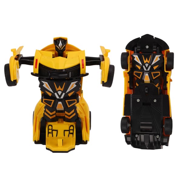 2 Pak Gul Deformationsbil 2 i 1 Transformerende Robotter til Drenge Over 3