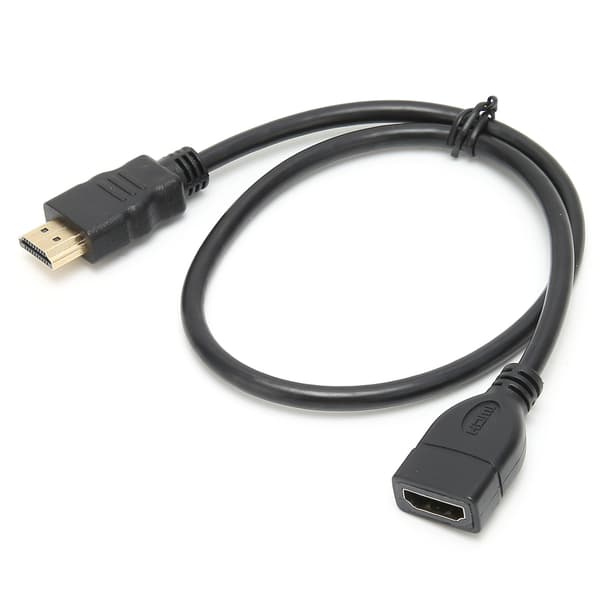 50 cm han til hun forlængerkabel HD Multimedia Interface lydkonverterkabel