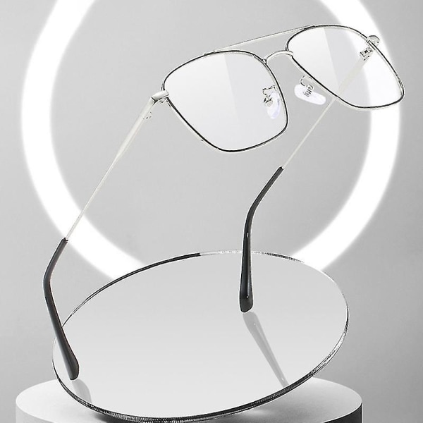 Anti-blue Glasses Retro Metal Frame Glasses Men And Women General Goggles Comfortable J