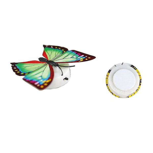 Värikäs Vaihtuva Butterfly Led Night Light Lamppu Kotihuone Juhlapöytä Seinäkoristelu