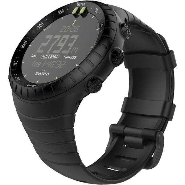 Suunto Core Strap, handledsomkrets 5,51"-9,06" (140mm-230mm), svart