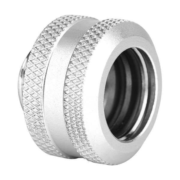Vattenkylande kompressionskoppling - 4-pack, silver, för 16 mm styvt akrylrör
