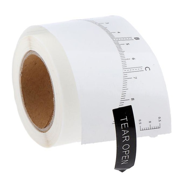 1 Roll Eyebrow Ruler Tarra Pysyvä kulmakarvojen mittausviiva
