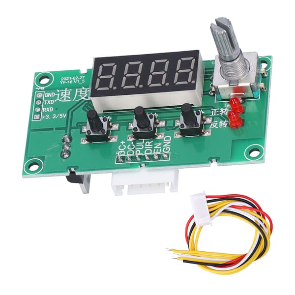 Stepper Motor Driver Board Stabil Hastighetskontrollermodul med Digitalt Display DC8‑24V