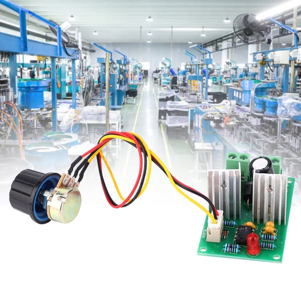 10A PWM Pulsbredde DC Motor Hastighetskontroller Hastighetsregulator Bryter 12V 24V 36V