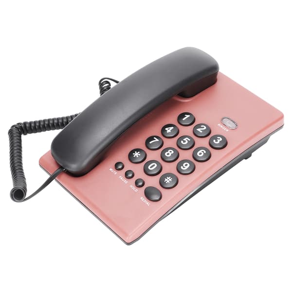 Multifunksjonell fasttelefon for hjem og kontor - KXT504 (rosa)