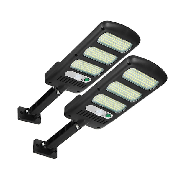 2 kpl Solar Street Lights 213 Leds Solar Light Outdoor tulvavalot 2 valaistustilaa Turvavalolamppu