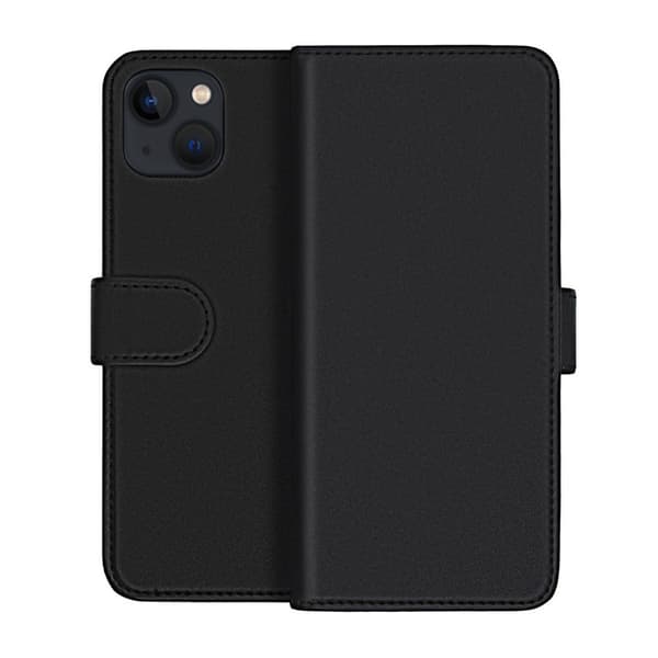 iPhone 13 Mini Plånboksfodral Magnet - Svart Svart black