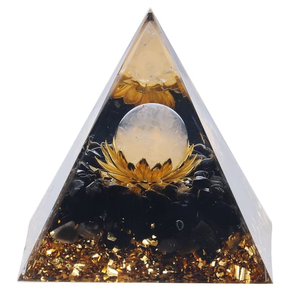 Orgon Healing Pyramid Energi Balansering Positiv Kraft Sten Meditation Sovrum Kontor Dekoration