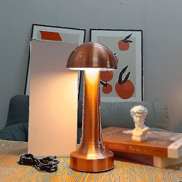 Touch Sensor Bar Opplastingsbare bordlamper (gyllen) White A