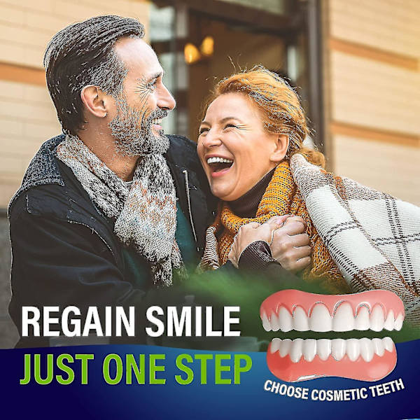 2 Sets Of Dentures, Upper And Lower Jaw Dentures, Natural And Comfortable, Protect The Teeth, And Regain A