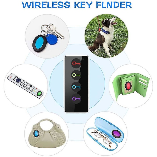 Remote Wireless Key Finder Tracker Trådlös Rf Item Locator