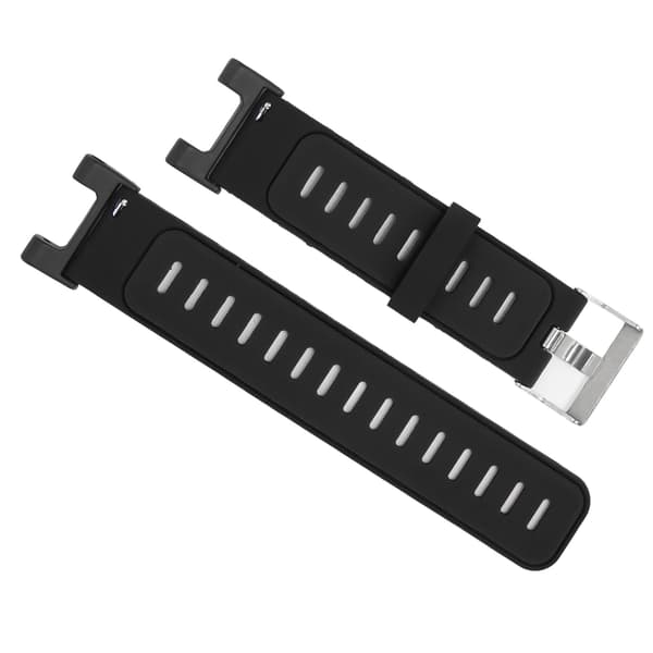 Silikon Blød Armbåndsrem Sport Urrem til Amazfit TRex til TRex Pro Ur (Sort Mørkegrå)