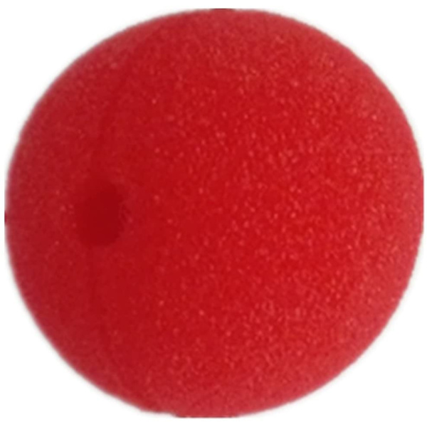 12kpl Vaahtomuovi Clown Nose Circus Party Halloween-asu Punainen Punainen, 5cm