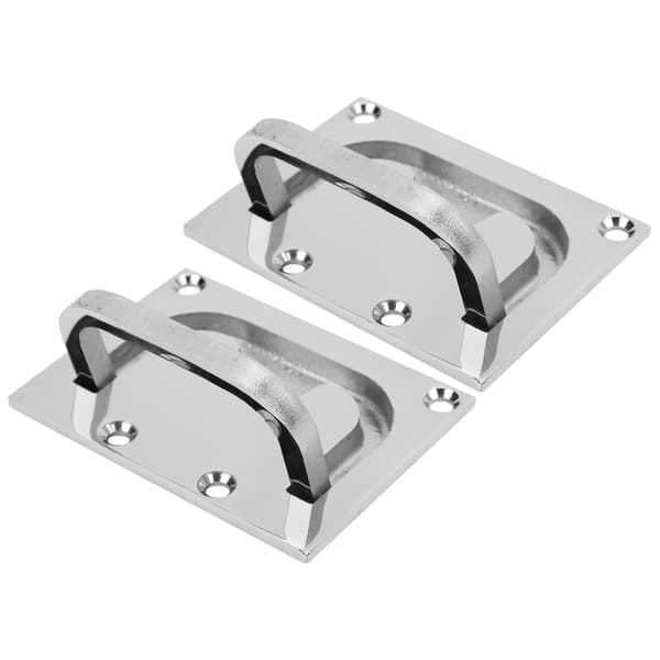 2 STK Rustfrit Stål Båd Lem Træk Håndtag Marine Hardware Skab Ring